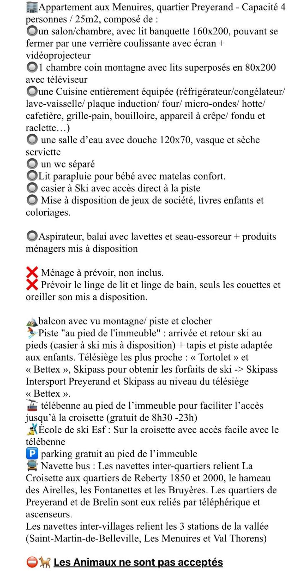- Les Menuires Apartment Saint-Martin-de-Belleville